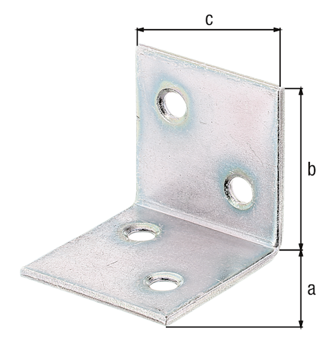 Alberts® Breitwinkel sendzimirverzinkt30x30x30mm Bild