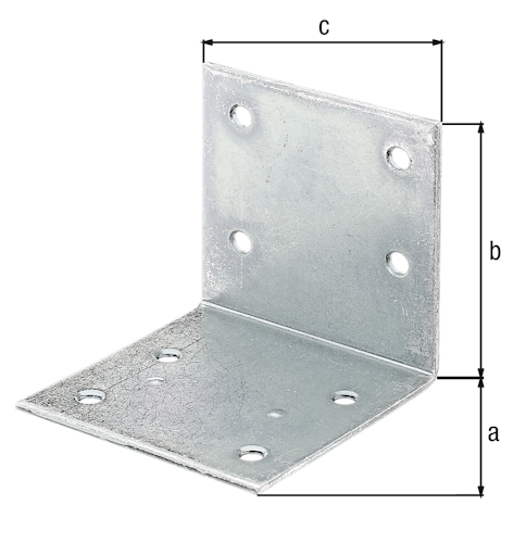 Alberts® Breitwinkel 60x60x60mm sendzimirverzinkt 25 St.