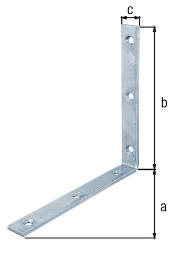 Alberts® Balkenwinkel 160x160x20mm Bild