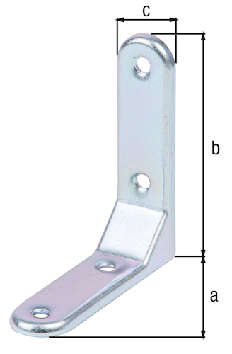 Alberts® Zierwinkel 75x75x20mm geprägt galvvz. Bild