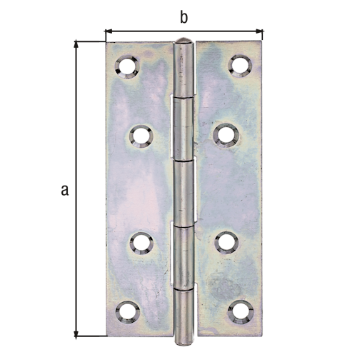 Alberts® Scharnier, sendzimirverzinkt, LxB 100x52 mm 345426