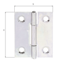 Alberts® Scharnier  41x33 mm