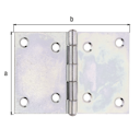 Alberts® Scharnier  70 x 1045 mm