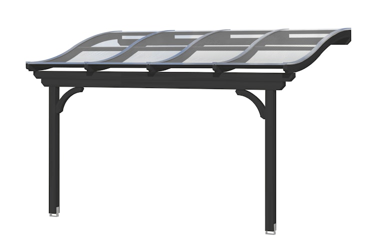 Skan Holz Terrassenüberdachung Verona o. Mittelpfosten Breite 434 cm