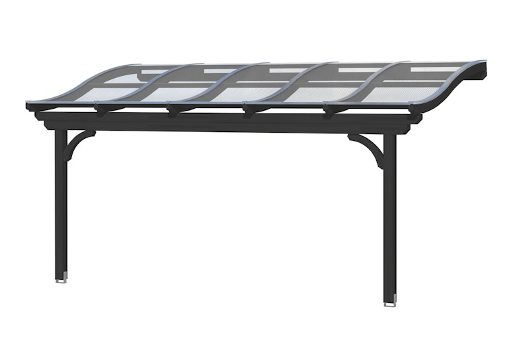 Skan Holz Terrassenüberdachung Verona o. Mittelpfosten Breite 541 cm