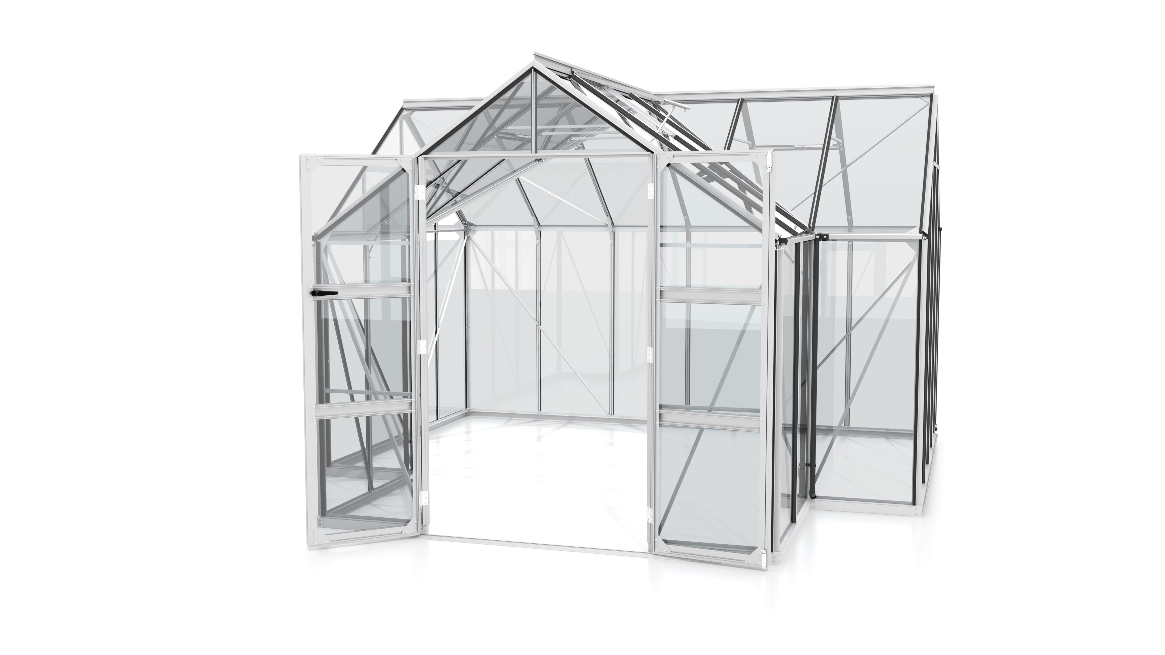 Vorschaubild Galerie Vitavia Gewächshaus Campus inkl. 4 Dachfenstern - 13,0 m²