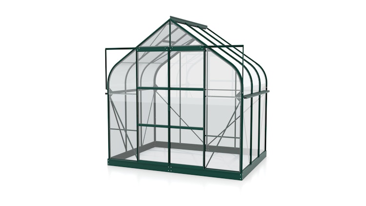 Vitavia Gewächshaus Dione/Diana 5000 inkl. 1 Dachfenster und Stahlfundamentrahmen - 5,0 m²