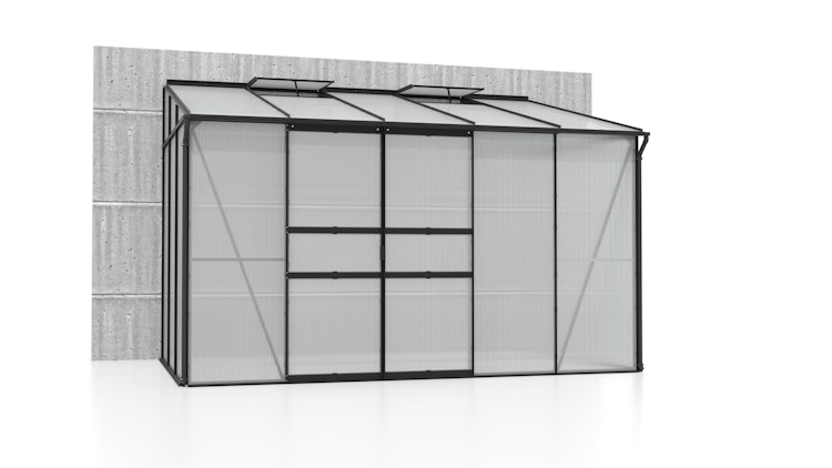 Vitavia Gewächshaus Osiris/Ida 6500 inkl. 2 Dachfenstern - 6,5 m²