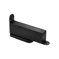 Griffwerk Pivot Holz- Bodenplatte schwarz Holztürschließer SET- einstellbar- hydraulisch -100kg- mind. 40mm