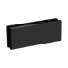 Griffwerk Pivot PT20- schwarz matt Eckbeschlag oben inkl. Drehpunkt, 8-12mmBild