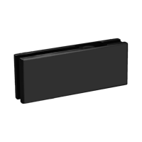 Griffwerk Pivot PT20- schwarz matt Eckbeschlag oben inkl. Drehpunkt, 8-12mm