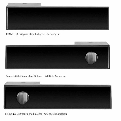 GRIFFWERK Griffpaar FRAME 1.0 ohne Einleger - Design Manufaktur Bild