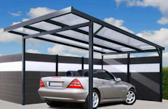 Gutta Seitenwand für Carport Zubehörbild