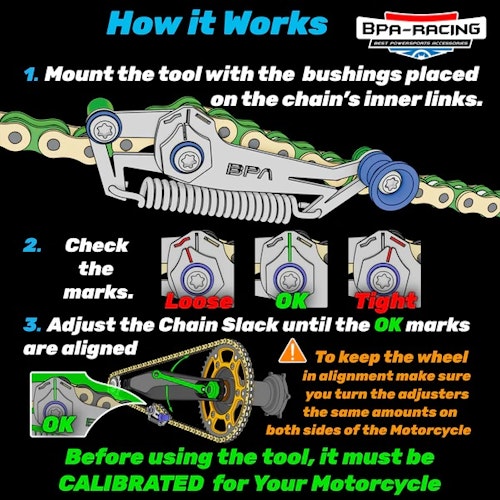 BPA-Racing Kettenspanner Ketten Einstellwerkzeug Bild