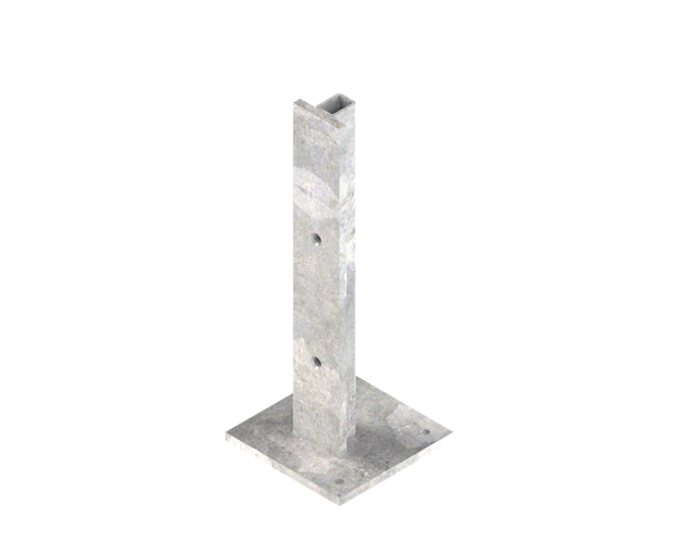 OSMO Pfostenanker für Aluminiumpfosten Typ D
