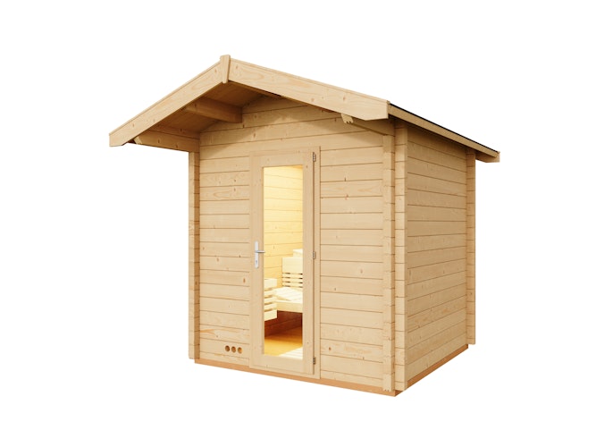 Infraworld Gartensauna Terra 4 - 70 mm