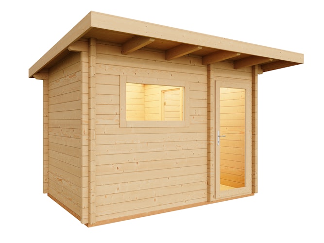 Infraworld Gartensauna Terra 2 - 70 mm