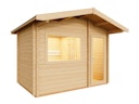 Vorschaubild Infraworld Gartensauna Terra 3 - 70 mm Bild