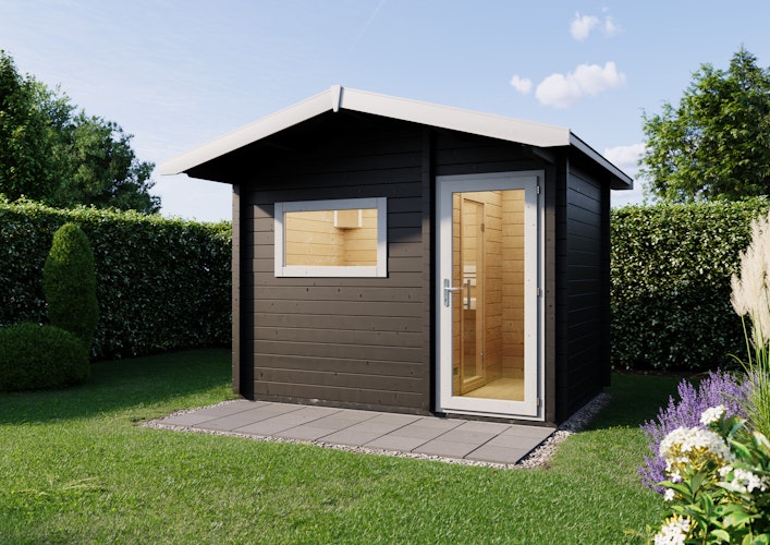 Infraworld Gartensauna Terra 3 - 70 mm Bild