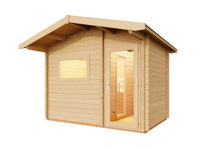 Infraworld Gartensauna Terra 3 - 70 mm Bild