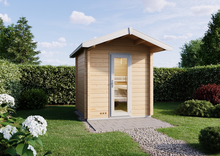 Infraworld Gartensauna Terra 4 - 70 mm