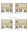 Vorschaubild Infraworld Sauna Solido Glas Complete 167 - 40 mm Multifunktionssauna inkl. 5-teiligem gratis Zubehörset