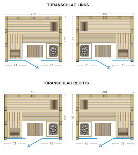 Infraworld Sauna Solido Glas Complete 167 - 40 mm Multifunktionssauna inkl. 5-teiligem gratis Zubehörset