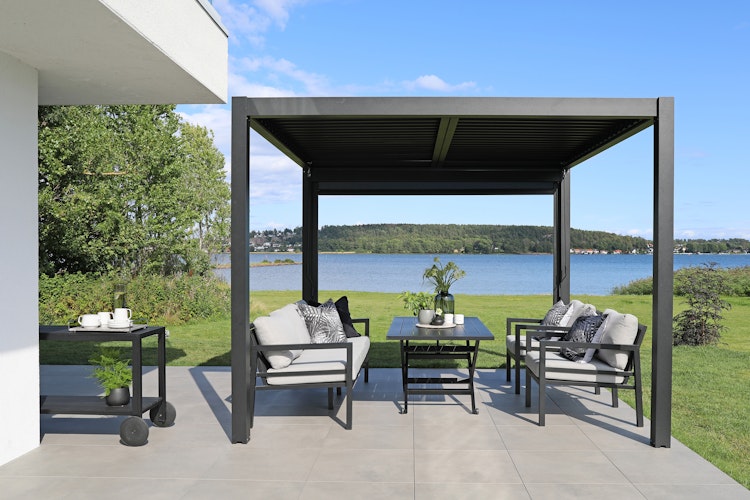 Weka Aluminium Pavillon/Pergola inkl. Lamellendach Bild