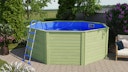 Vorschaubild Karibu Pool Modell X0 350 x 350 cm - kesseldruckimprägniert mit Metallecke inkl. gratis Pool-Pflegeset