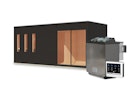 Vorschaubild Karibu Design Saunahaus Monterey Blackline - 73 mm