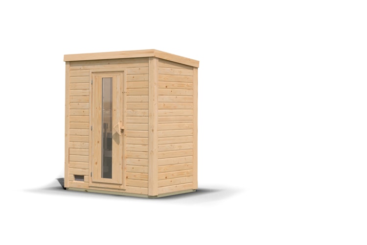 Karibu Gartensauna Saunahaus Hytti 0 inkl. gratis Saunaofen & 8-teiligem Zubehörpaket (Gesamtwert 741,91€) Bild