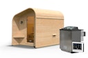 Vorschaubild Karibu Gartensauna/Saunafass Fasshaus 2 asymmetrisch