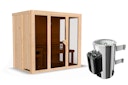 Vorschaubild Karibu Sauna Irava 3 - 68 mm Systemsauna - 230 Volt Plug & Play