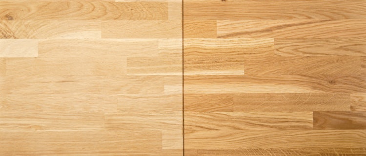 OSMO Tischplatte Eiche Naturwuchs 800 x 27 mm