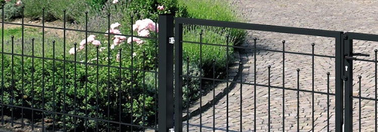 Alberts® Zaun Grundset Madrid zum Aufschrauben