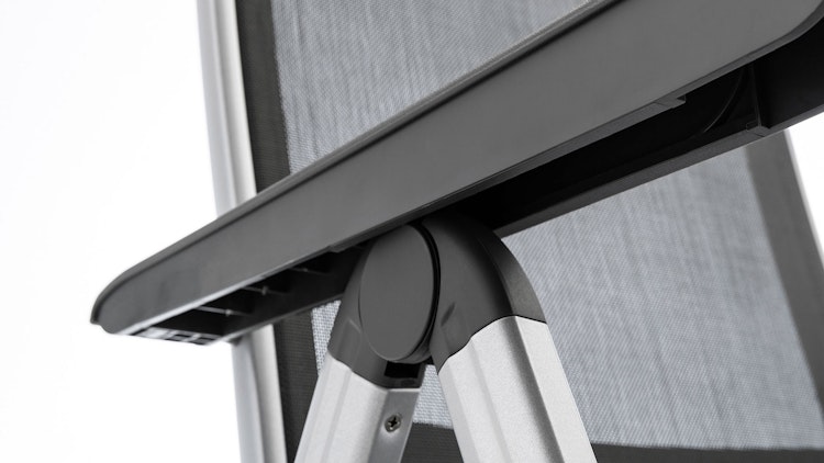Kettler Multipositionssessel BASIC PLUS, Aluminium Silber / Outdoorgewebe Anthrazit