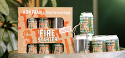 Big Green Egg x Kompaan Beer Can Chicken FIRE STARTER - limited edition 