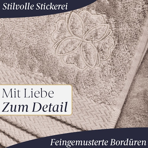 Liebenstein Duschtuch 2er Set - 70 x 140 cm - 550 g/m² Bild