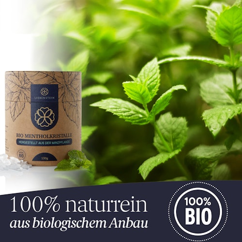 Liebenstein Bio Mentholkristalle für die Sauna (100g) Bild