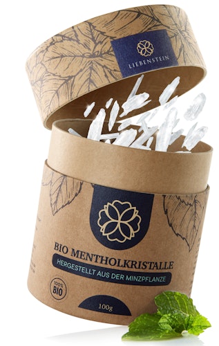 Liebenstein Bio Mentholkristalle für die Sauna (100g)