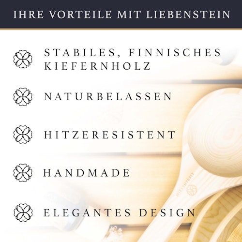 Liebenstein Sauna Eimer mit Kelle (4L)