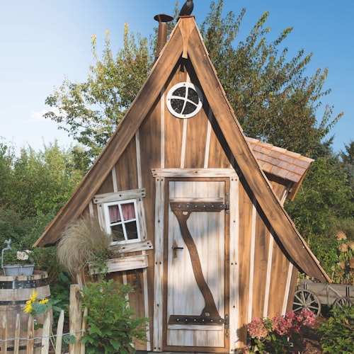 Gartenhaus Lieblingsplatz Hexenhaus mit Vollausstattung