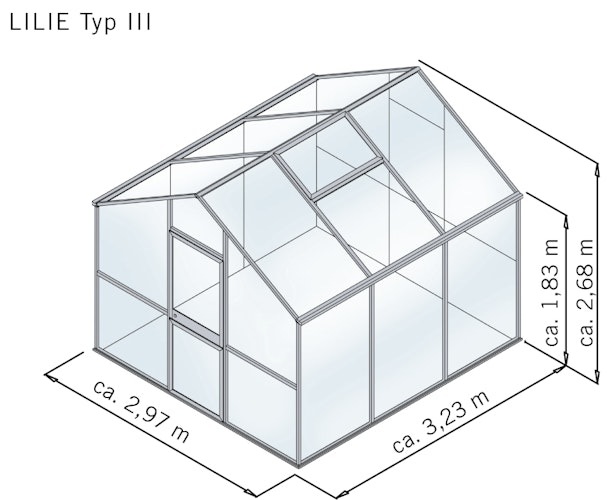 KGT Gewächshaus Lilie Typ III Bild