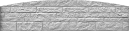 ORIGI WALLS™ Beton Sichtschutz Bogen LINEA 395/495 x 2000 mm Zubehörbild