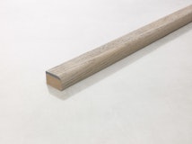  Millboard® Abschlussprofil  Bullnose rund flexibel Weathered Oak Driftwood / Smoked Oak 2400 mm x 50 x 32 mmZubehörbild