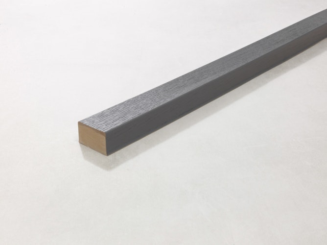 Millboard® Abschlussprofil Square eckig flexibel Brushed Basalt 2400 x 50 x 32 mm