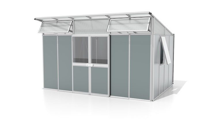 Vitavia Gerätehaus auf Gewächshausbasis Kosmos 7800/11500