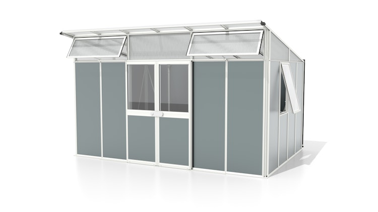 Vitavia Gerätehaus auf Gewächshausbasis Kosmos 7800/11500