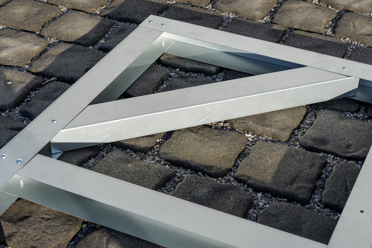 Globel Fundamentbodenrahmen für Metallgerätehaus Wandzierde Lean-To L56 - L58