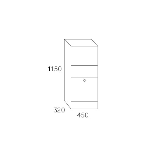 ALLUX 800 L Paket-Briefkasten Bild